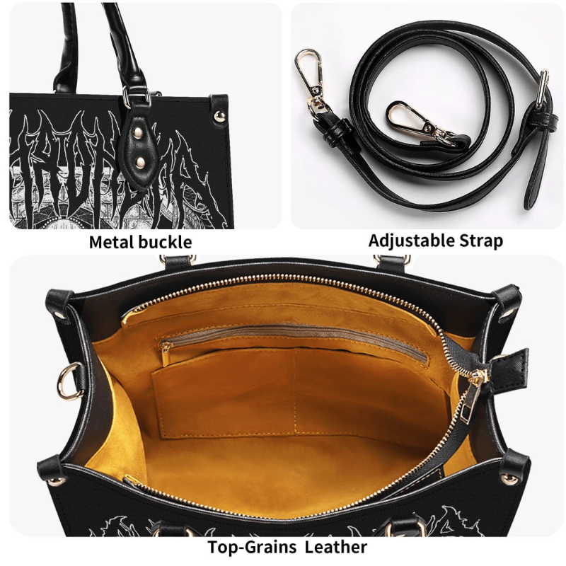 Skull Grim Reaper And Snake Handbag Factory Direct Sales