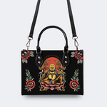 Smiling Buddha Print Handbag Factory Direct Sales
