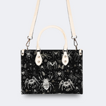 Spider And Moth Print Handbag Factory Direct Sales
