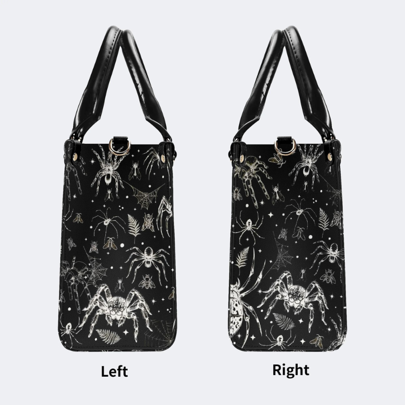 Spider And Moth Print Handbag Factory Direct Sales