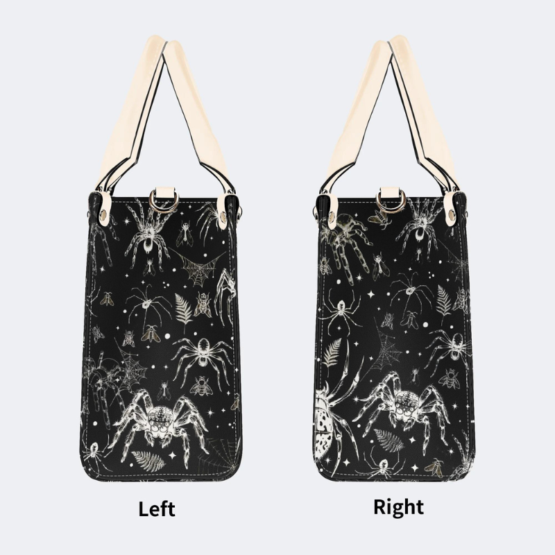 Spider And Moth Print Handbag Factory Direct Sales