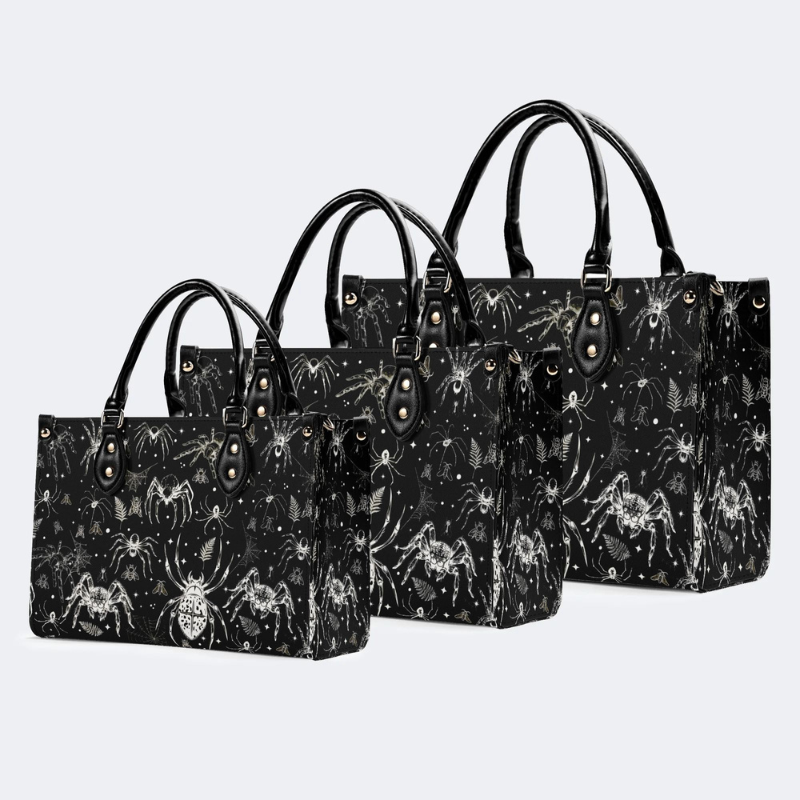 Spider And Moth Print Handbag Factory Direct Sales