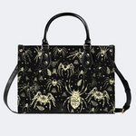 Spider And Moth Print Handbag Factory Direct Sales