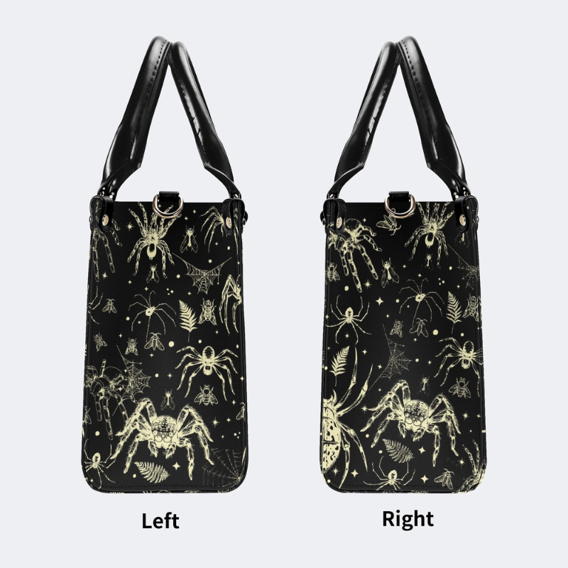 Spider And Moth Print Handbag Factory Direct Sales