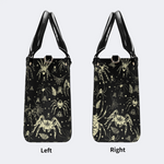 Spider And Moth Print Handbag Factory Direct Sales