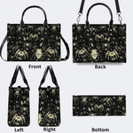 Spider And Moth Print Handbag Factory Direct Sales