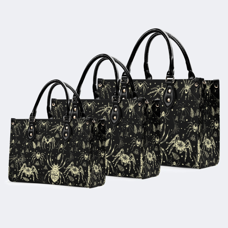 Spider And Moth Print Handbag Factory Direct Sales