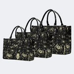 Spider And Moth Print Handbag Factory Direct Sales