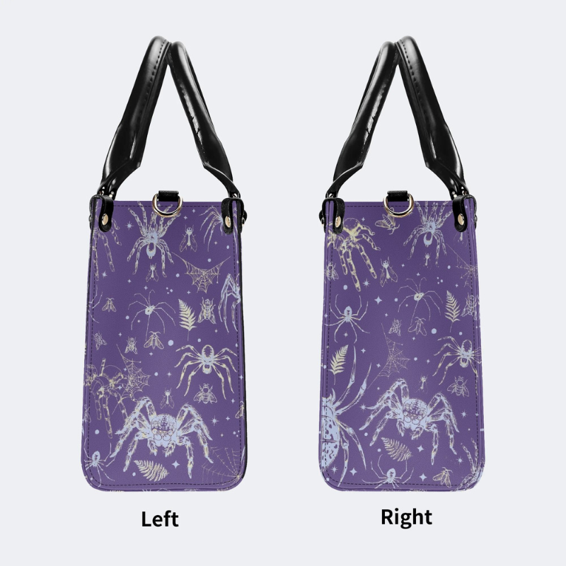 Spider And Moth Print Handbag Factory Direct Sales