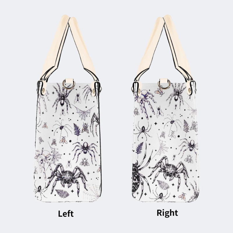 Spider And Moth Print Handbag Factory Direct Sales