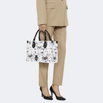 Spider And Moth Print Handbag Factory Direct Sales