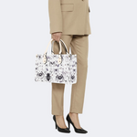 Spider And Moth Print Handbag Factory Direct Sales