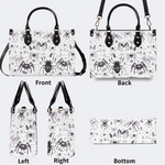 Spider And Moth Print Handbag Factory Direct Sales