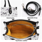 Spider And Moth Print Handbag Factory Direct Sales