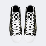 Spider And Moth Print High Top Canvas Factory Direct Sales