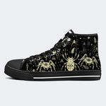 Spider And Moth Print High Top Canvas Factory Direct Sales