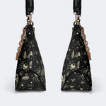 Spider And Moth Print Leather Crossbody Bag Factory direct sales