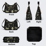 Spider And Moth Print Leather Crossbody Bag Factory direct sales