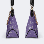 Spider And Moth Print Leather Crossbody Bag Factory direct sales