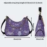 Spider And Moth Print Leather Crossbody Bag Factory direct sales