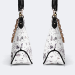 Spider And Moth Print Leather Crossbody Bag Factory direct sales