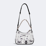 Spider And Moth Print Leather Crossbody Bag Factory direct sales