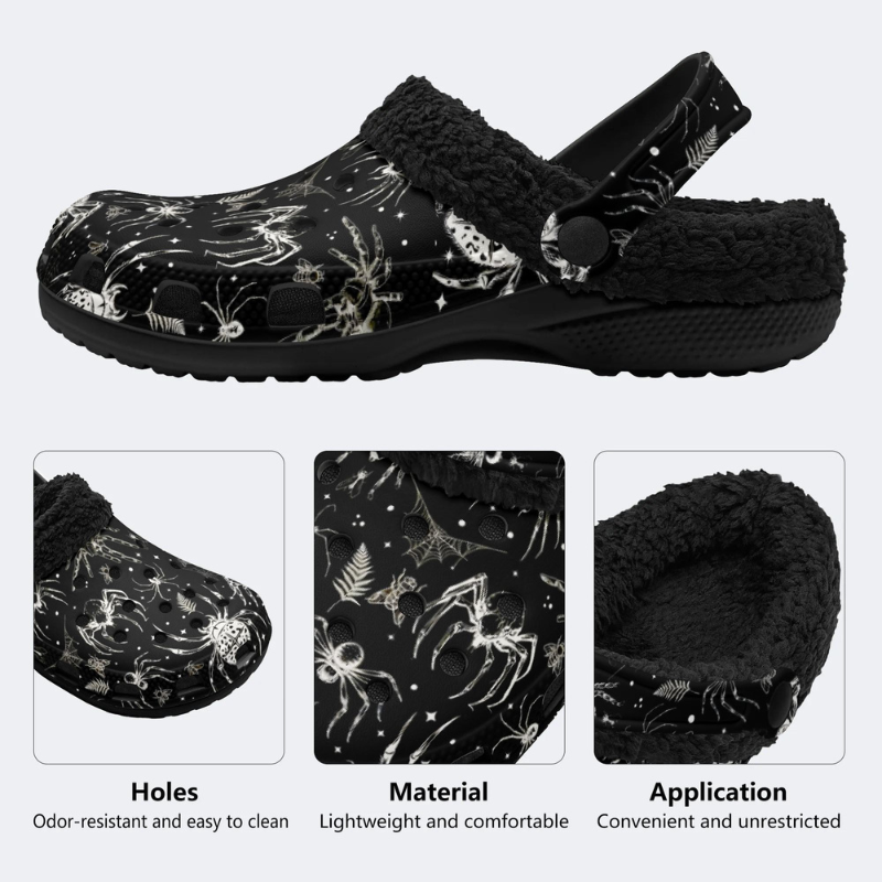 Spider And Moth Print Slippers/Sandals Factory Direct Sales