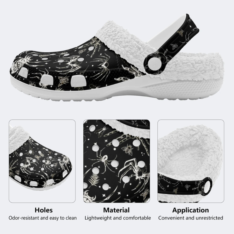 Spider And Moth Print Slippers/Sandals Factory Direct Sales