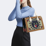 Spider Web Cat Head Print Handbag Factory Direct Sales