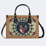 Spider Web Cat Head Print Handbag Factory Direct Sales