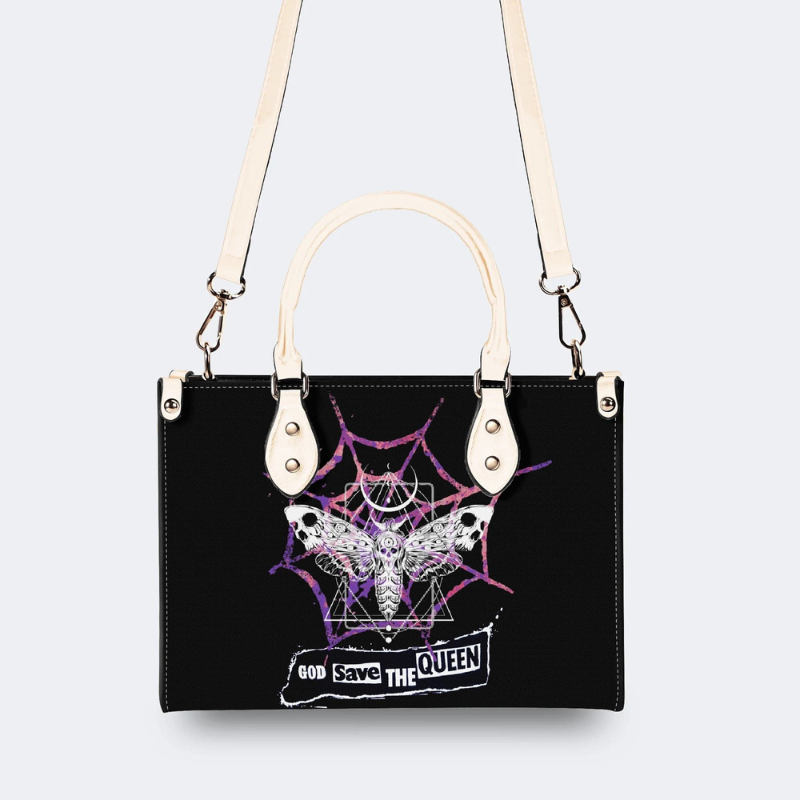 Spiderweb Geometric Moth Handbag Factory Direct Sales