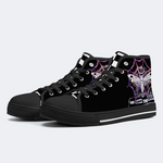 Spiderweb Geometric Moth High Top Canvas Factory Direct Sales