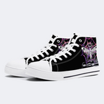 Spiderweb Geometric Moth High Top Canvas Factory Direct Sales