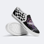 Spiderweb Geometric Moth Slip On Shoes