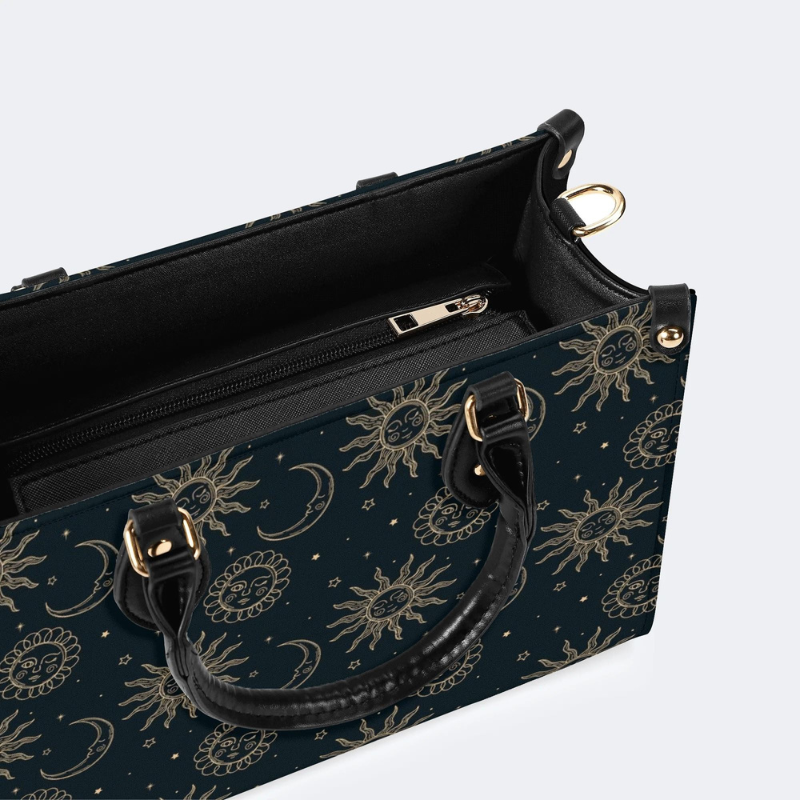 Sun And Moon In The Night Sky Handbag_11