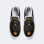Sun Panther And Starry Sky Slip On Shoes