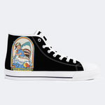 Swallowed By A Shark High Top Canvas Factory Direct Sales