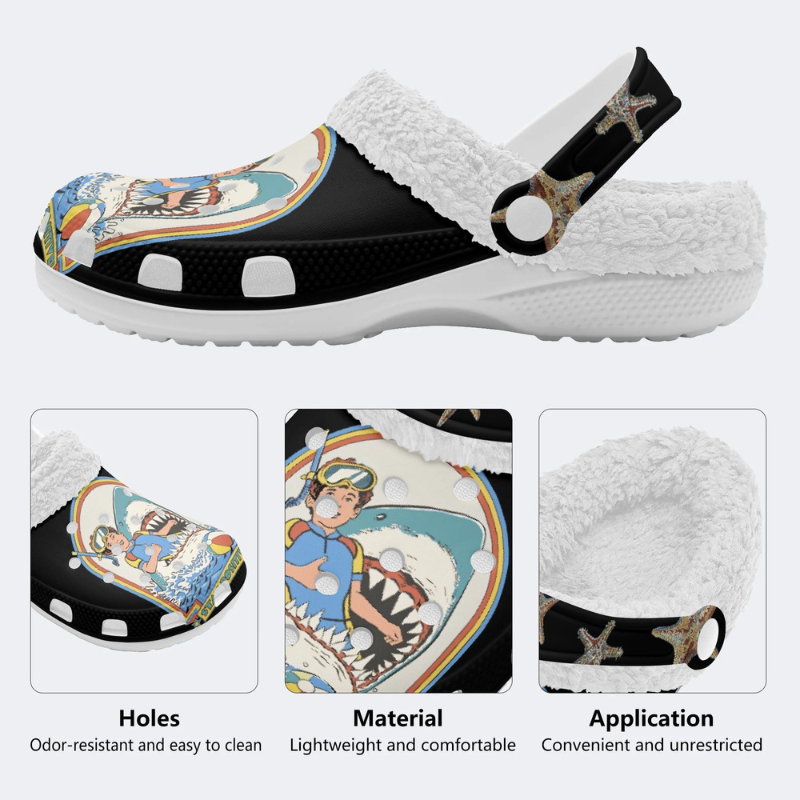 Swallowed By A Shark Slippers/Sandals Factory Direct Sales