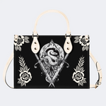 Sword And Snake Print Handbag Factory Direct Sales