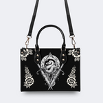 Sword And Snake Print Handbag Factory Direct Sales