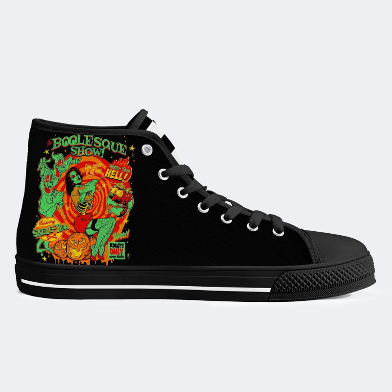 The Boole Sque Show High Top Canvas