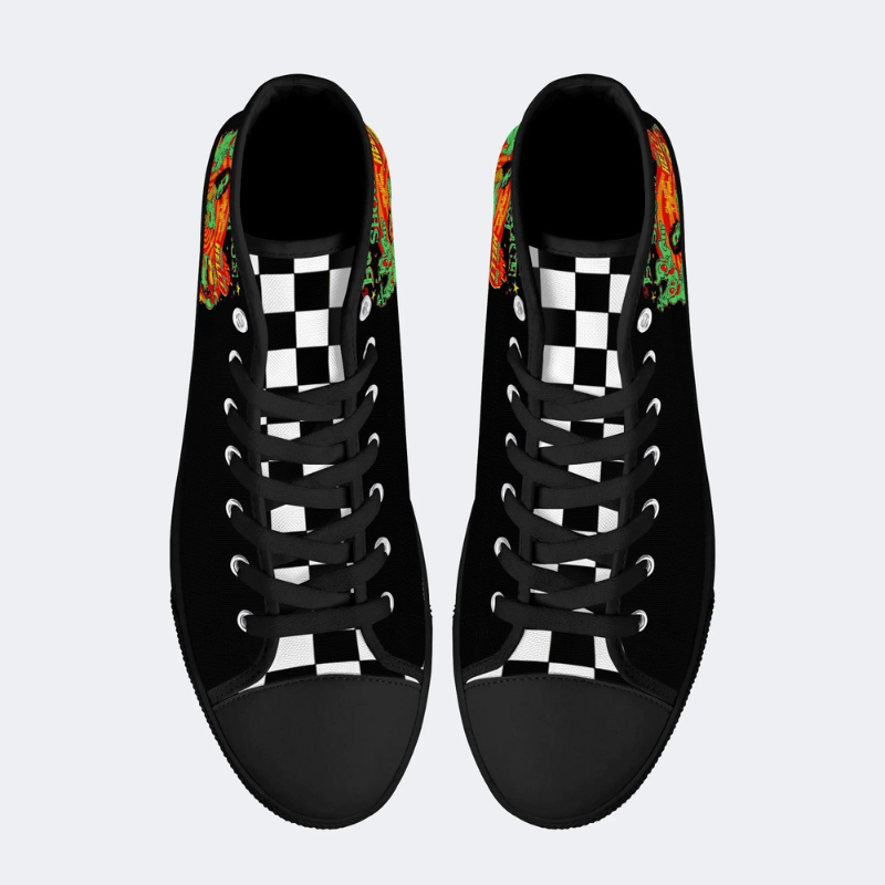 The Boole Sque Show High Top Canvas