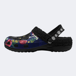 Three-Eyed Black Panther Print Slippers/Sandals
