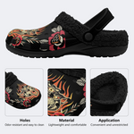 Three-eyed Black Panther Print Slippers/Sandals