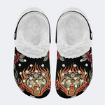 Three-eyed Black Panther Print Slippers/Sandals