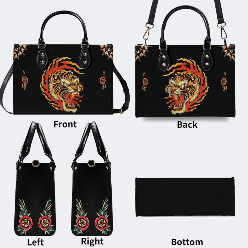 Three-eyed Tiger Print Handbag Factory Direct Sales