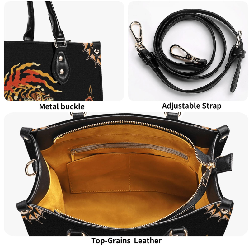 Three-eyed Tiger Print Handbag Factory Direct Sales