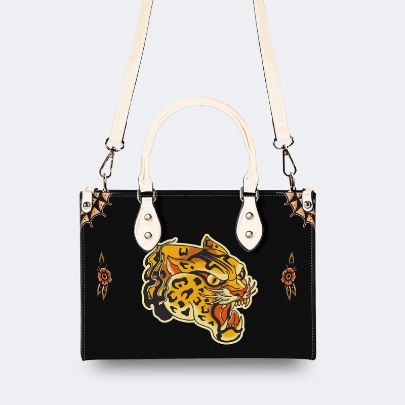 Tiger Head Print Handbag Factory Direct Sales