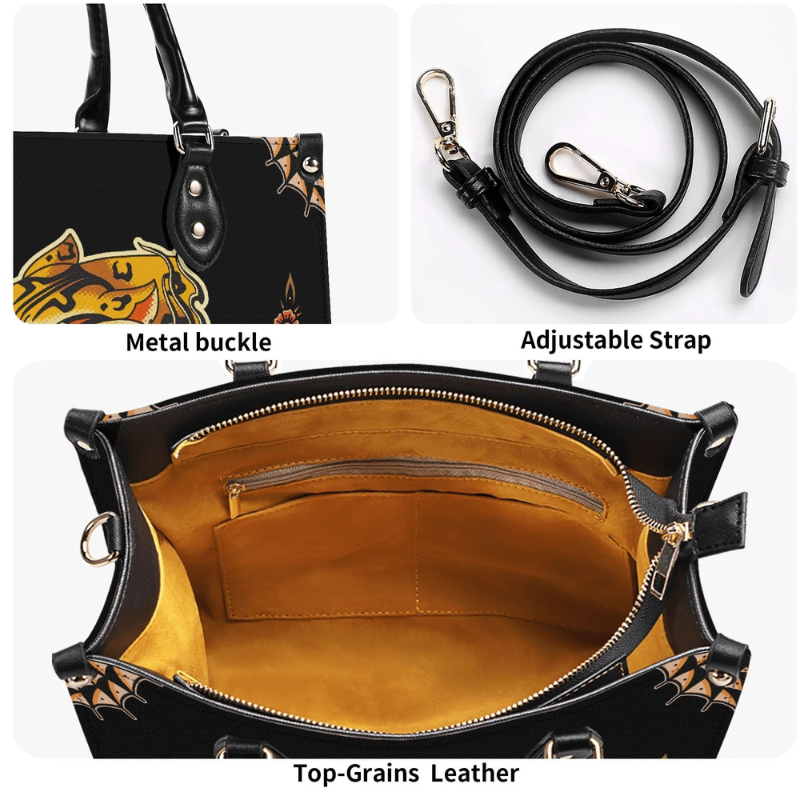 Tiger Head Print Handbag Factory Direct Sales