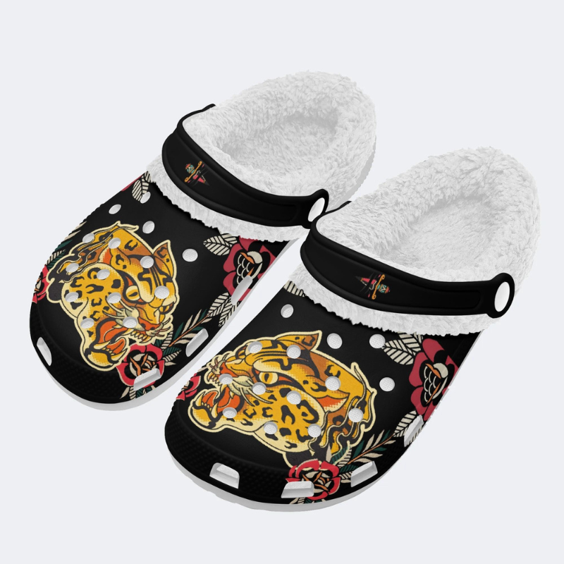Tiger Head Print Slippers/Sandals Factory Direct Sales